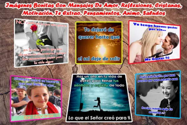 Imagenes Bonitas Con Mensajes android App screenshot 5